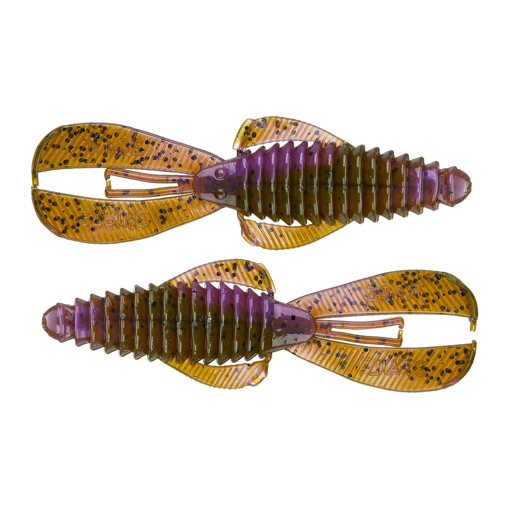 Strike King Rage Bug - Green Pkn Purple Swirl 7pk