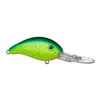 Strike King Pro-Model 3 XD Crankbait - Chart Blue BlackSplatterback