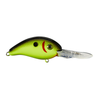 Strike King Pro-Model 3 XD Crankbait - Black Back Chartreuse