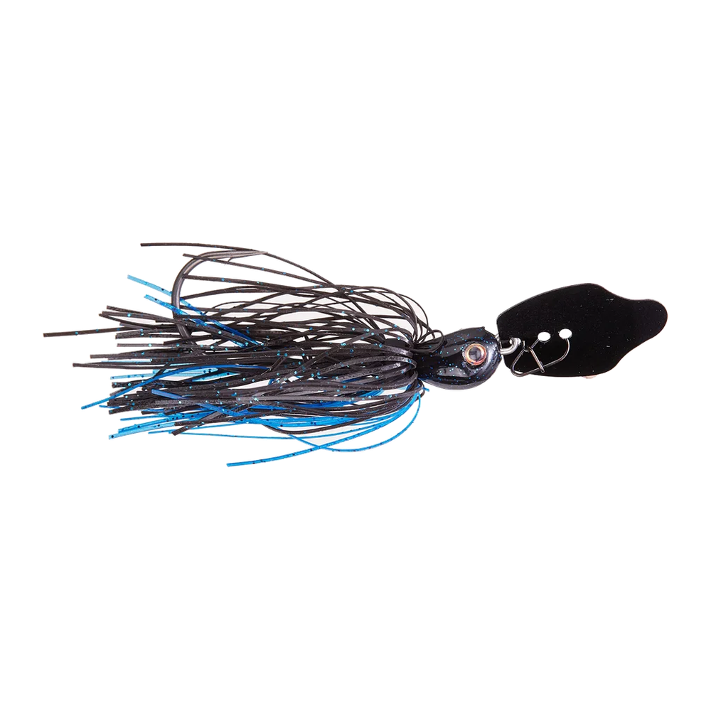 Strike King Thunder Cricket Vibrating Jigs - Black Blue