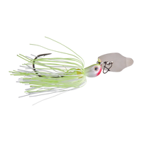 Strike King Thunder Cricket Vibrating Jigs - Chartreuse White