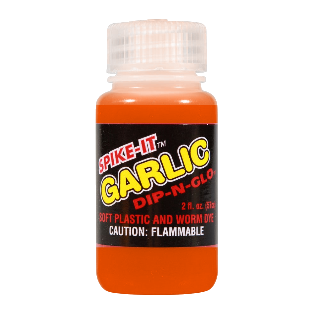Spike It Dip-N-Glo Soft Plastic Dye Garlic - Orange
