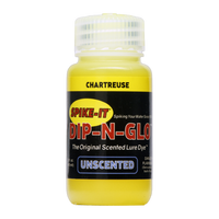 Spike It Dip-N-Glo Soft Plastic Dye Unscented - Chartreuse