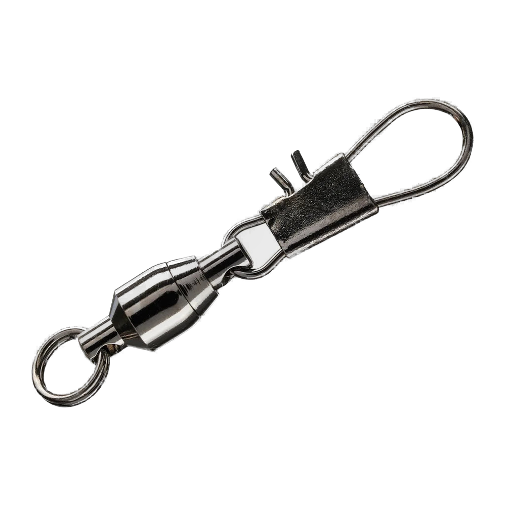 SPRO Ball Bearing Swivel with Interlock Snap - Black