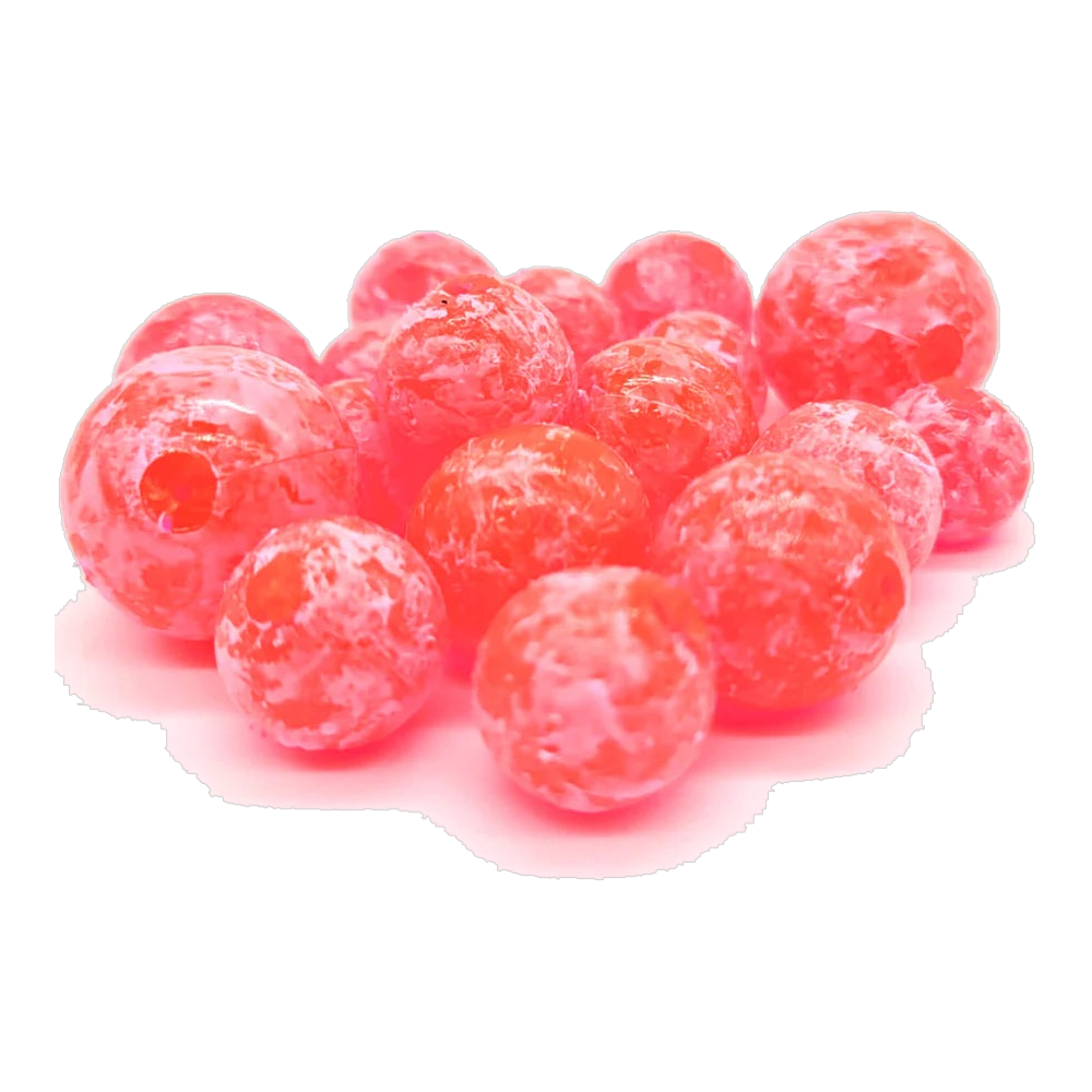 BnR Tackle Soft Beads Mottled Red