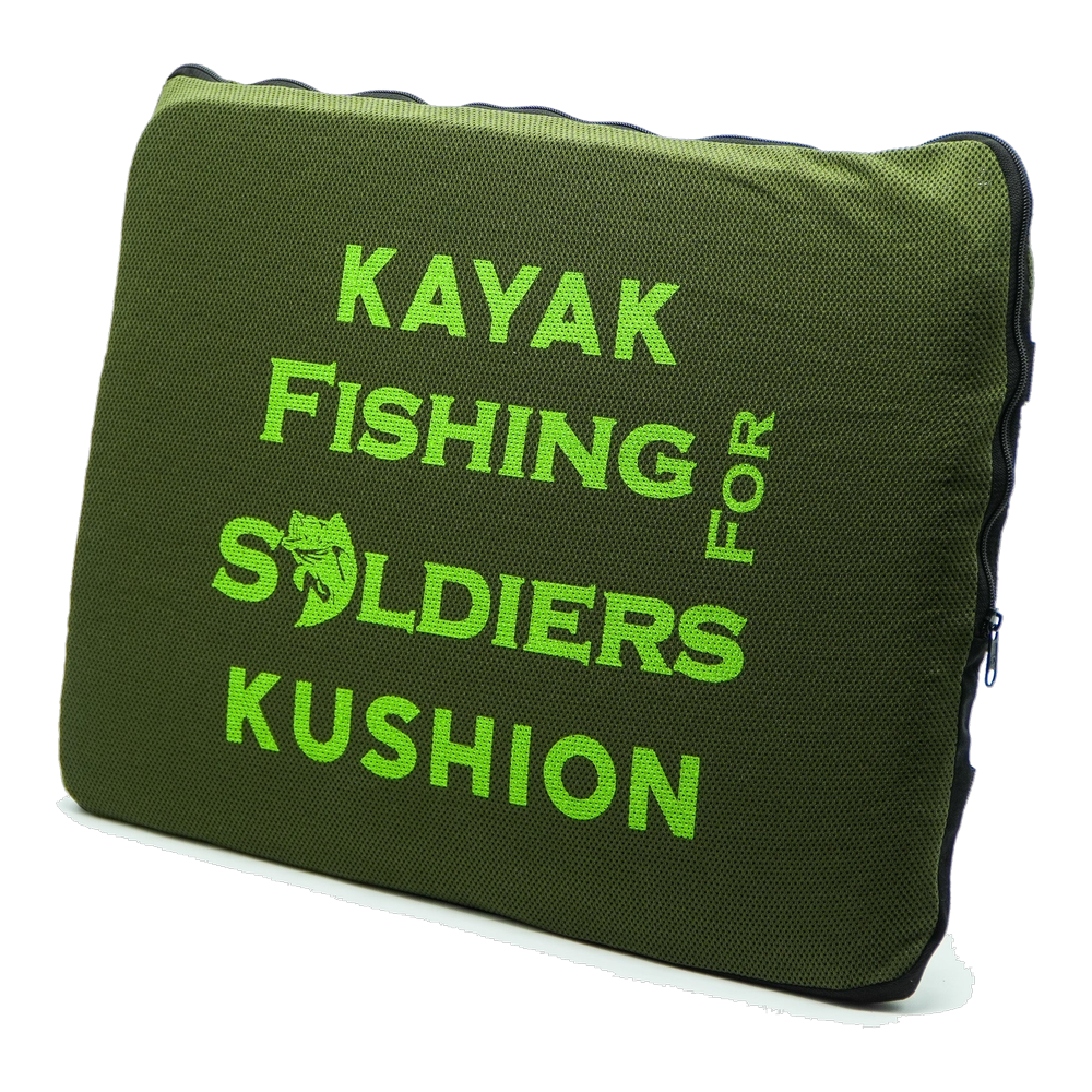 Square Kushion | Fishing For Soldiers - OG Green