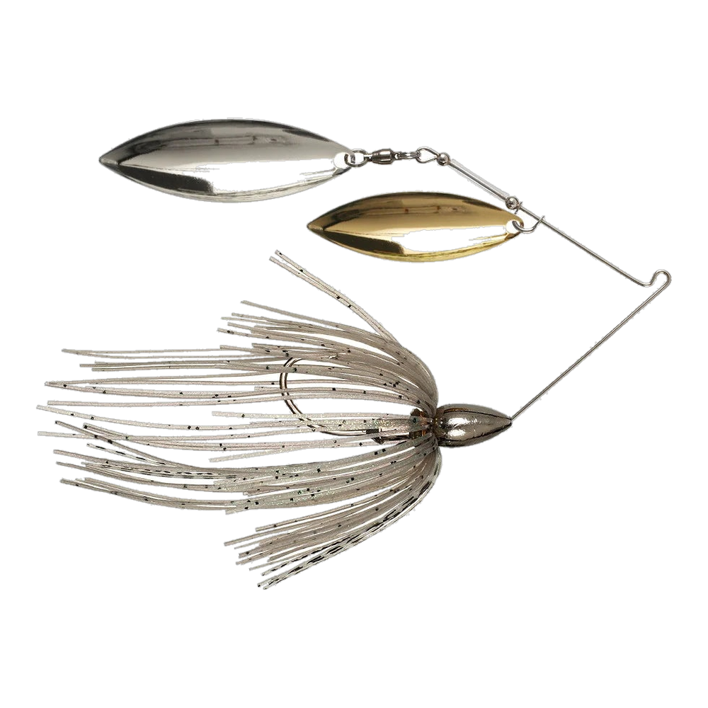War Eagle Nickel Spinnerbait Double Willow - Mouse - DBL Wil Gld/Slv