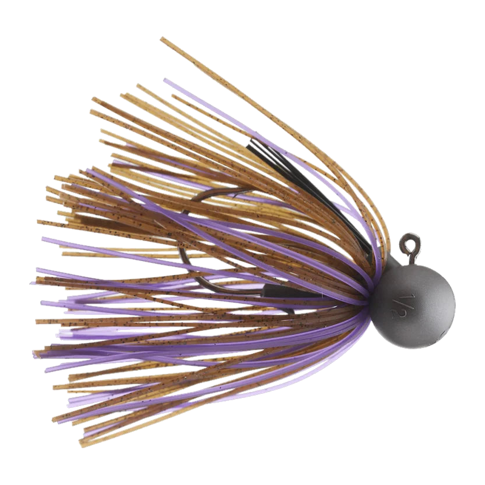 Keitech M2 Football Jig - Brown & Purple