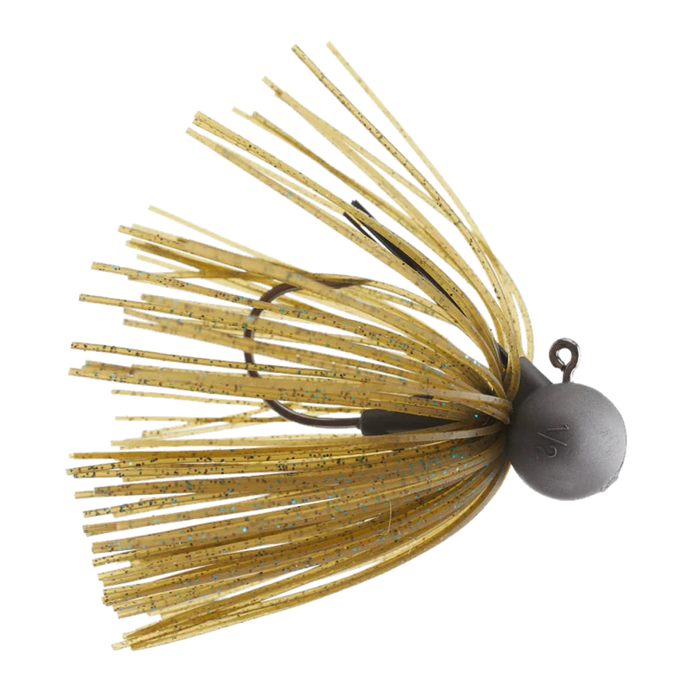 Keitech M2 Football Jig - Green Pumpkin Blue