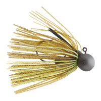 Keitech M2 Football Jig - Green Pumpkin Chartreuse