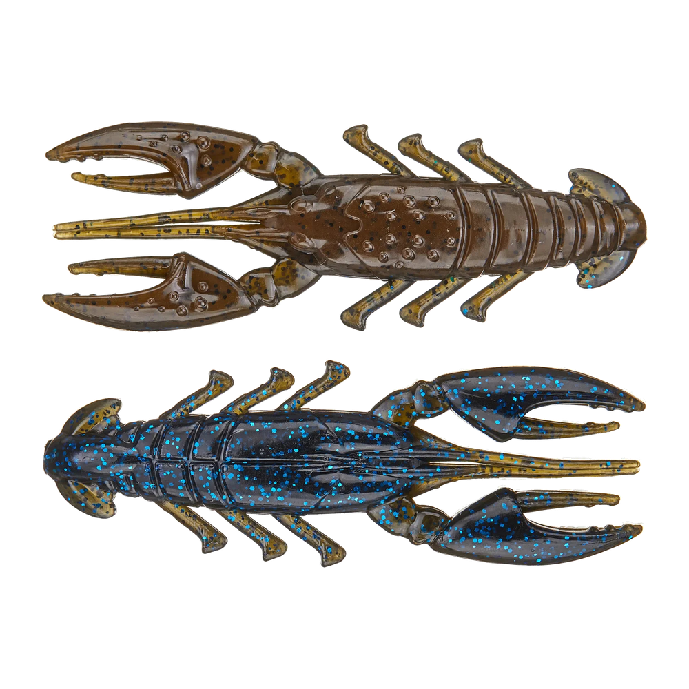 X-Zone Stealth Craw - Black Blue Flake/Green Pumpkin Laminate