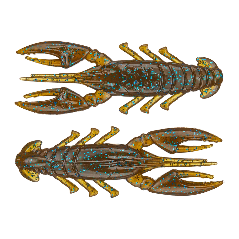 X-Zone Stealth Craw - Green Pumpkin Blue Flake