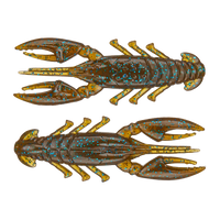 X-Zone Stealth Craw - Green Pumpkin Blue Flake