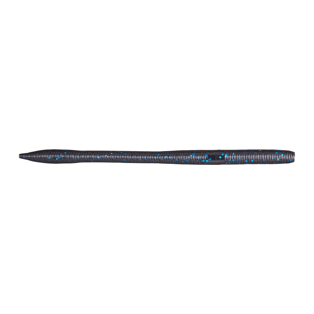 Yamamoto Sensei Straight Tail Worm - Black Blue Flake