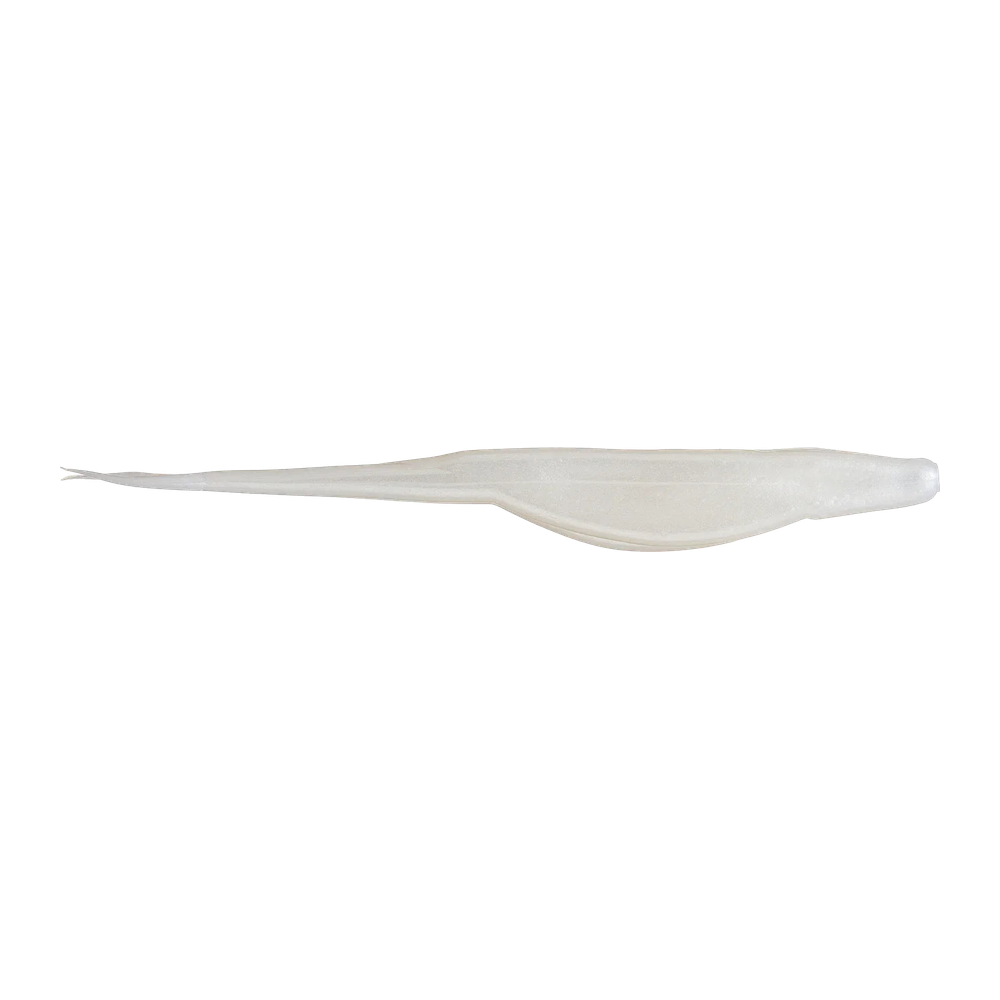 Zoom Salty Super Fluke - White Pearl